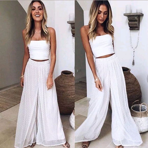 Free People Pants - Flowy high waist pants size small